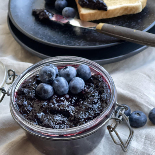 Domáci čučoriedkový džem s chia