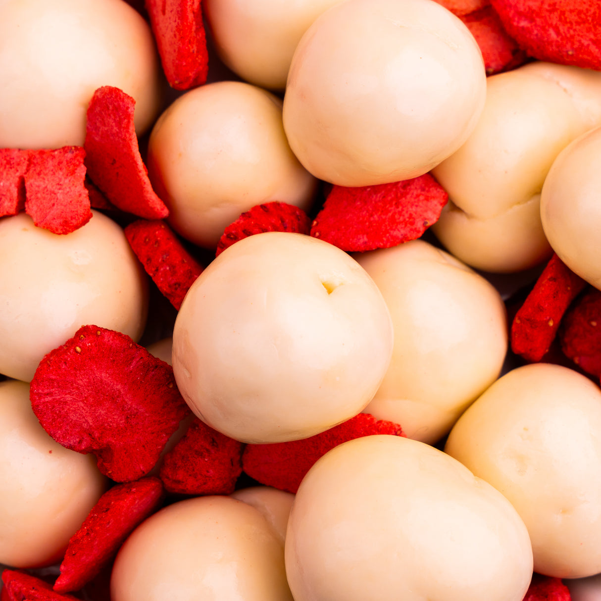 Jahody v bielej čokoláde (lyofilizované) 🍓 200 g balenie