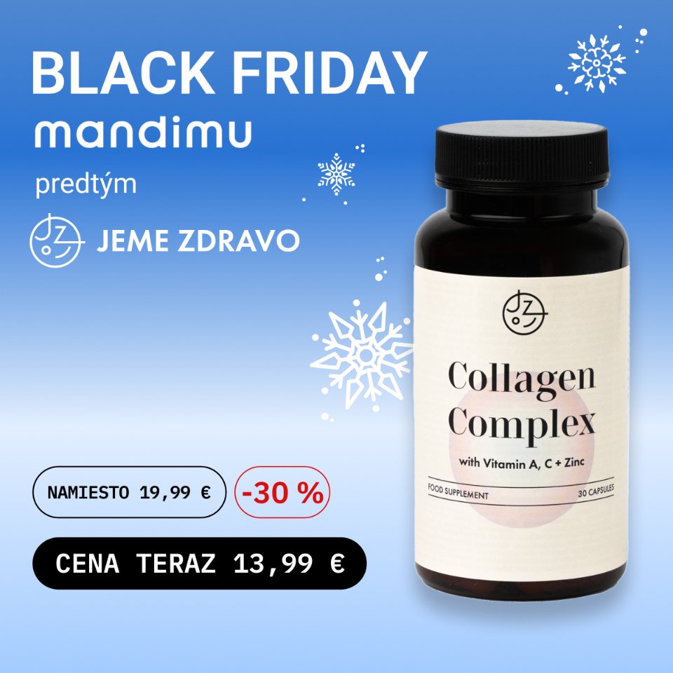 Kolagénový komplex s vitamínmi A & C a zinkom (vegetariánsky)