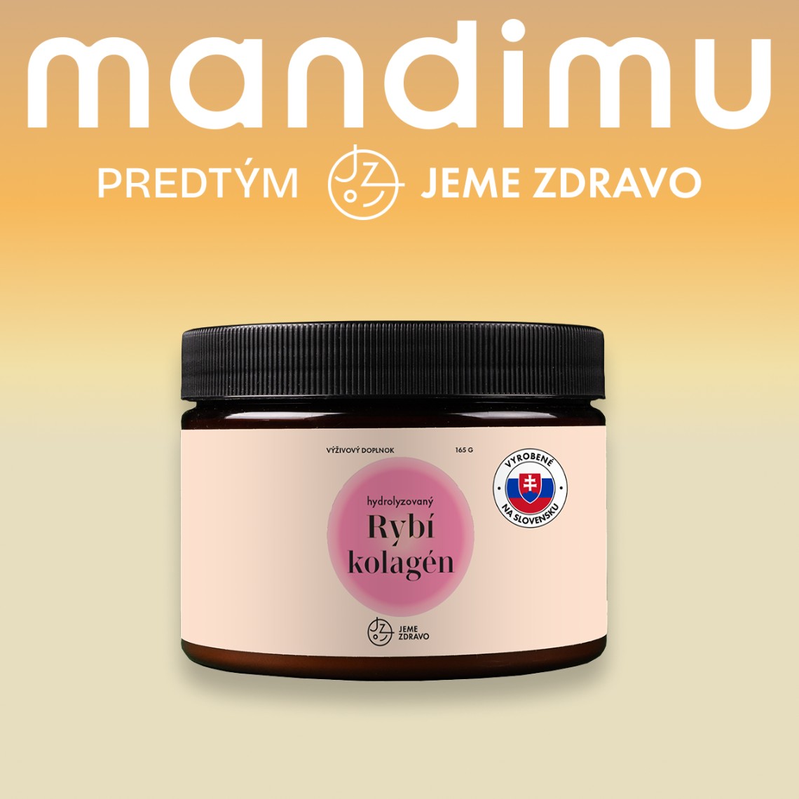 Hydrolyzovaný kolagén s citrónovou príchuťou