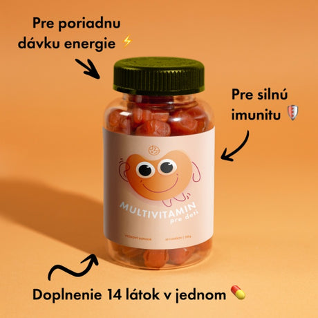 Multivitamín pre deti (Gumové medvedíky 🐻)
