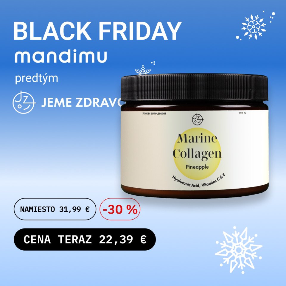 Prémiový kolagén s kyselinou hyalurónovou a vitamínmi C a E (ananásová príchuť)