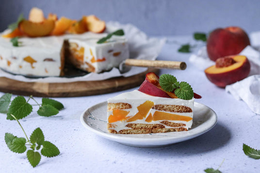 Tvarohová torta s domácimi celozrnnými piškótami