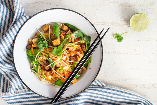 Ryžové rezance s tofu